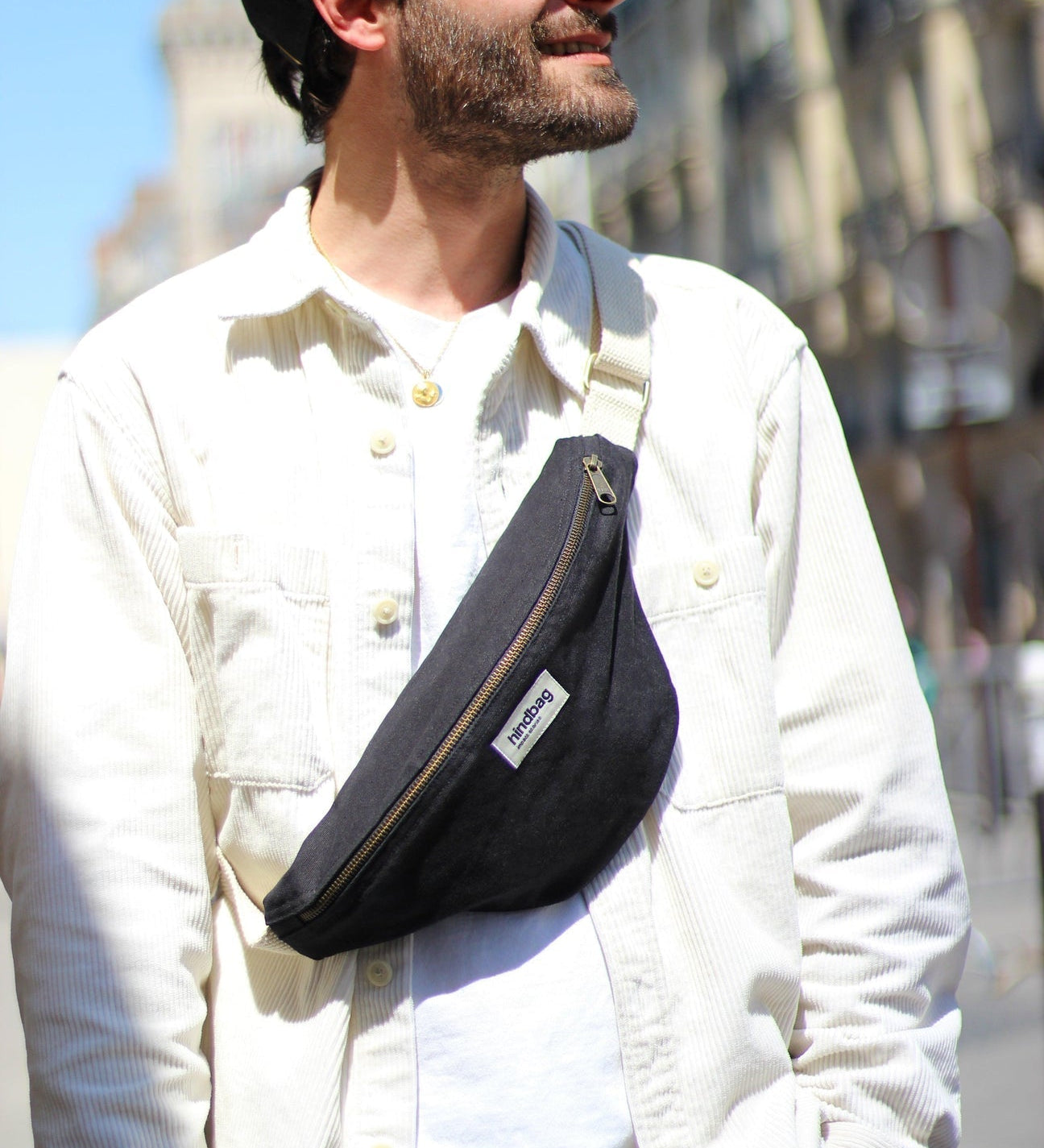 Crossbody ledvinka HINDBAG Olivia Black | Stylové doplňky pro děti a ženy | Lavly.cz