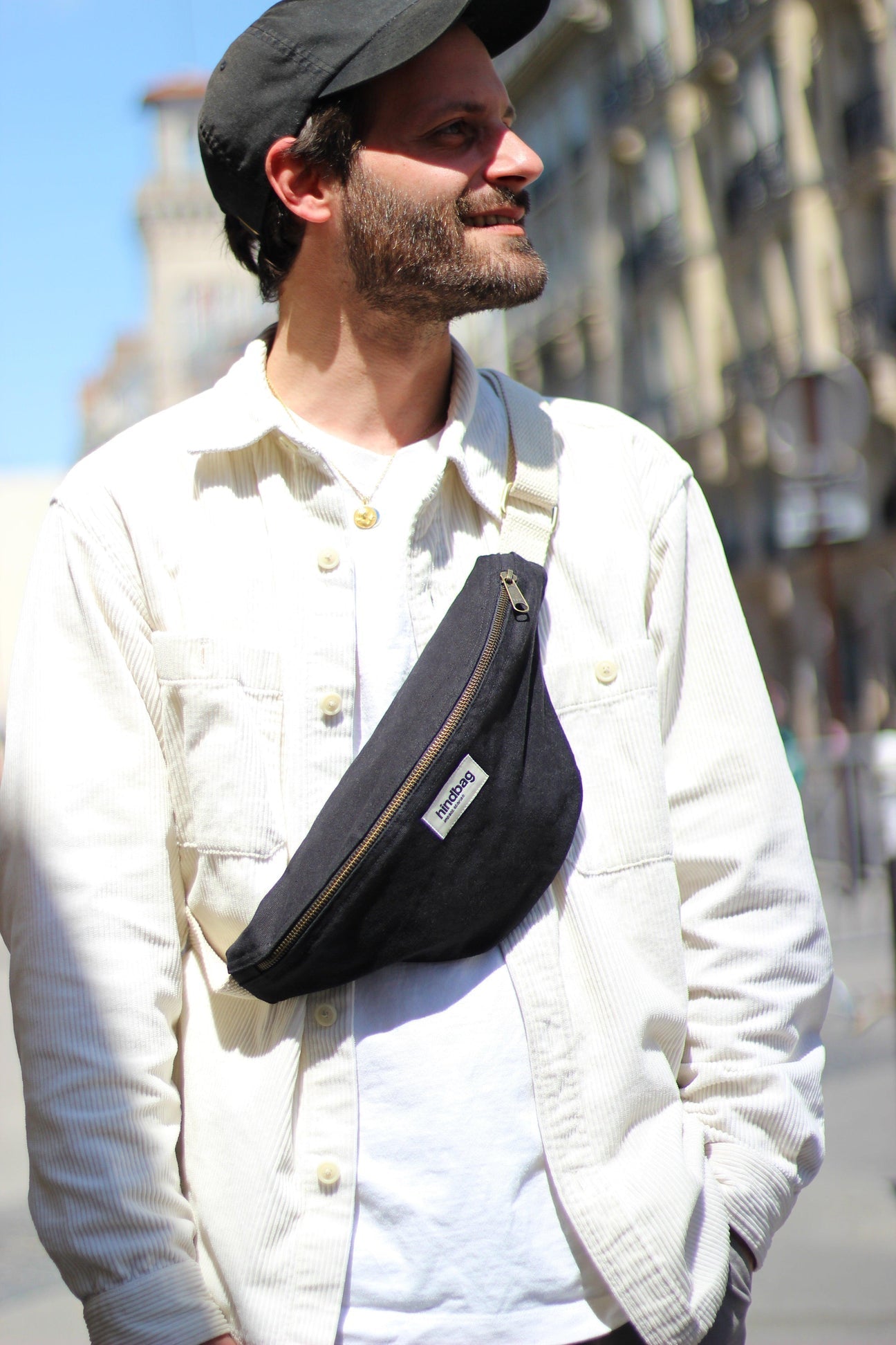 Crossbody ledvinka HINDBAG Olivia Black | Stylové doplňky pro děti a ženy | Lavly.cz