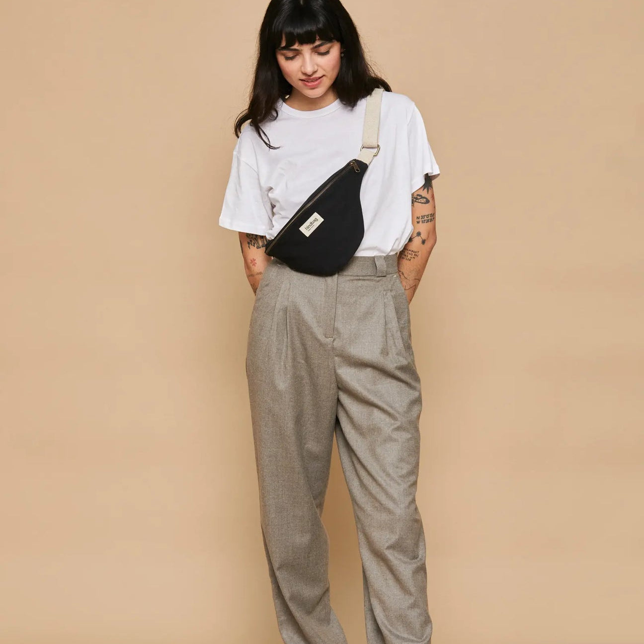 Crossbody ledvinka HINDBAG Olivia Black | Stylové doplňky pro děti a ženy | Lavly.cz