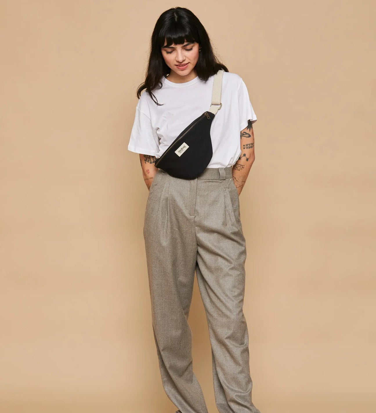 Crossbody ledvinka HINDBAG Olivia Black | Stylové doplňky pro děti a ženy | Lavly.cz