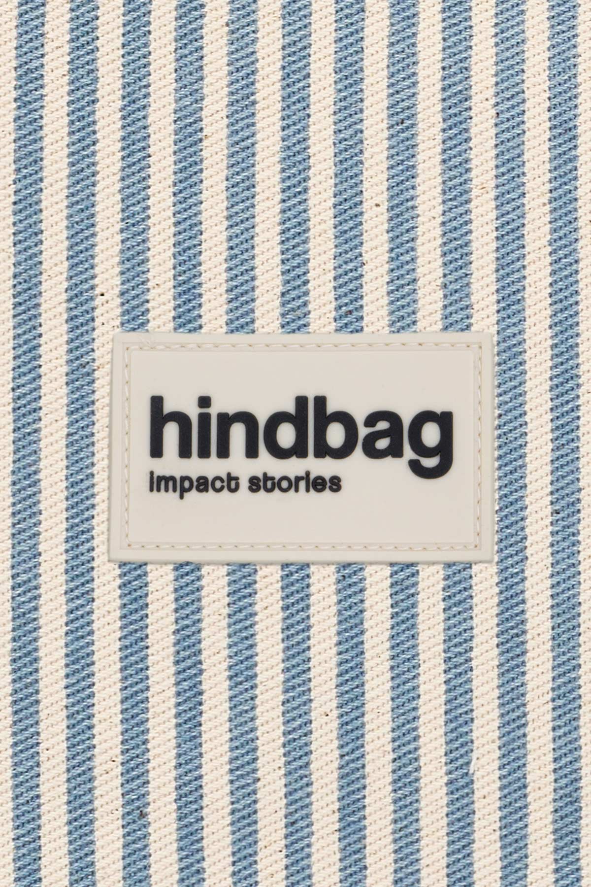Crossbody ledvinka HINDBAG Olivia Blue Stripes | Lavly.cz