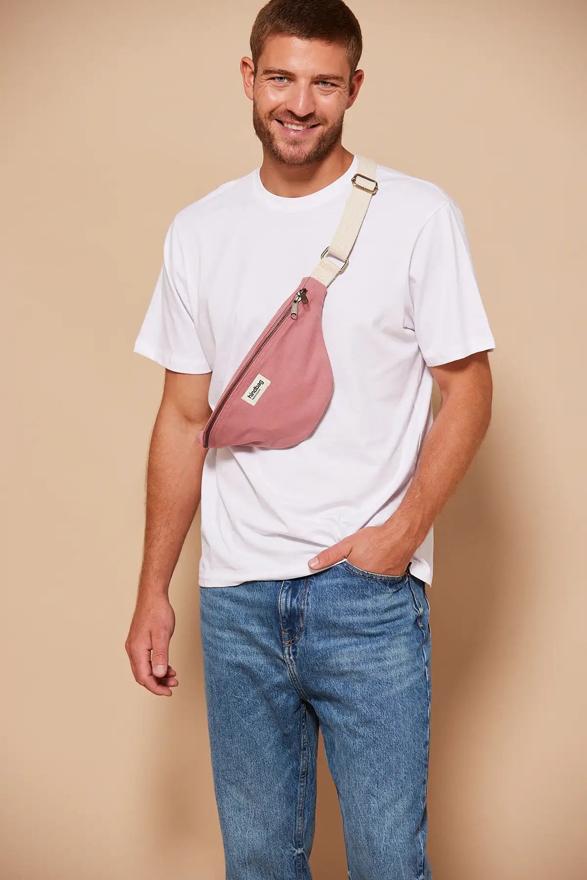 Crossbody ledvinka HINDBAG Olivia Blush Pink | Stylové doplňky pro děti a ženy | Lavly.cz