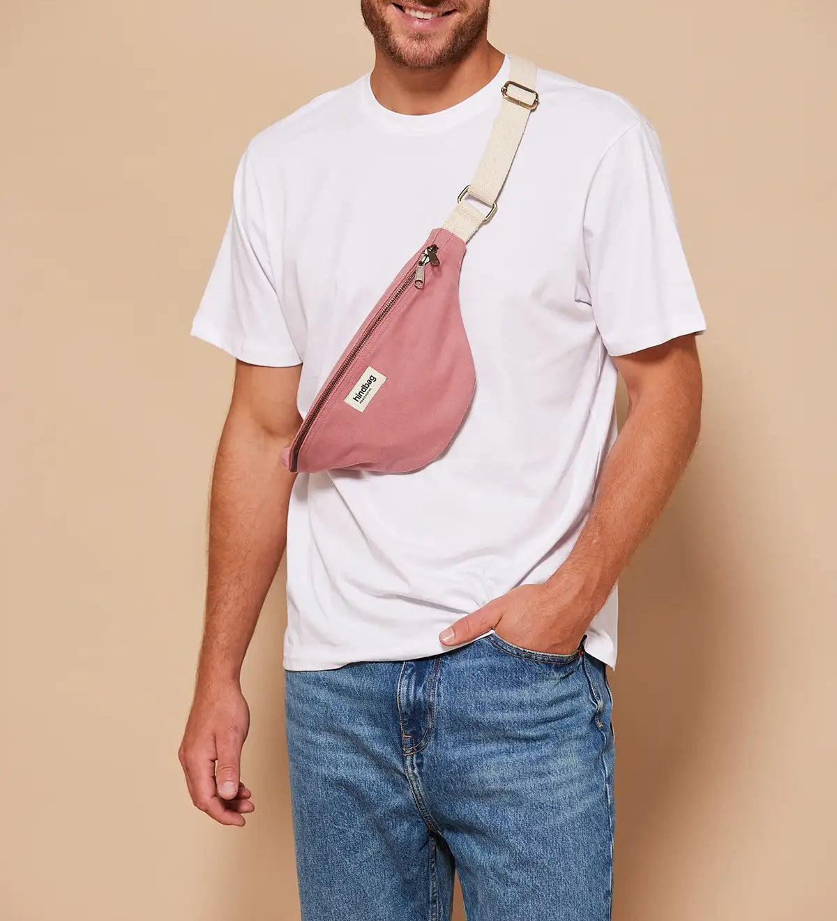 Crossbody ledvinka HINDBAG Olivia Blush Pink | Stylové doplňky pro děti a ženy | Lavly.cz