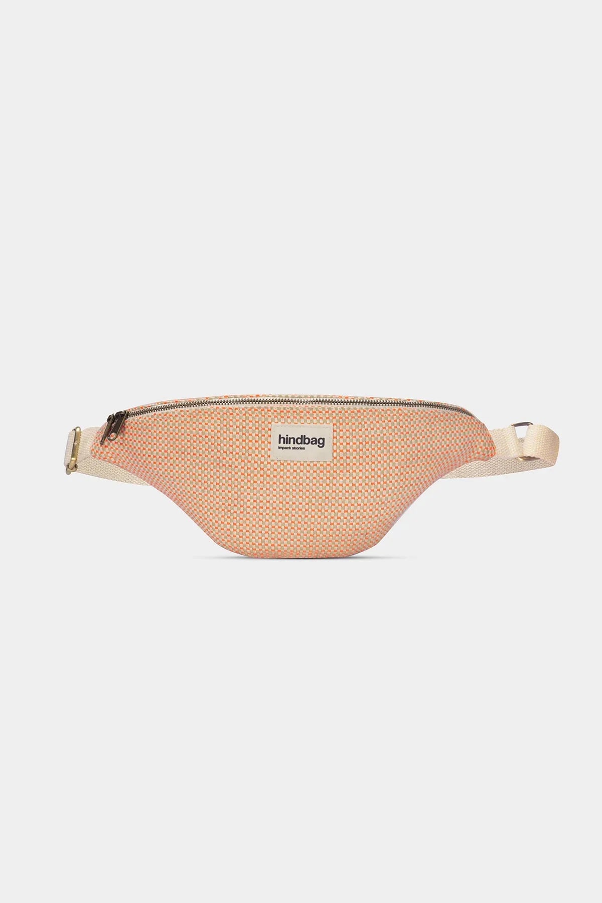 Crossbody ledvinka HINDBAG Olivia Coral Woven | Lavly.cz