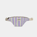Crossbody ledvinka HINDBAG Olivia Green and Parma Stripes | Lavly.cz