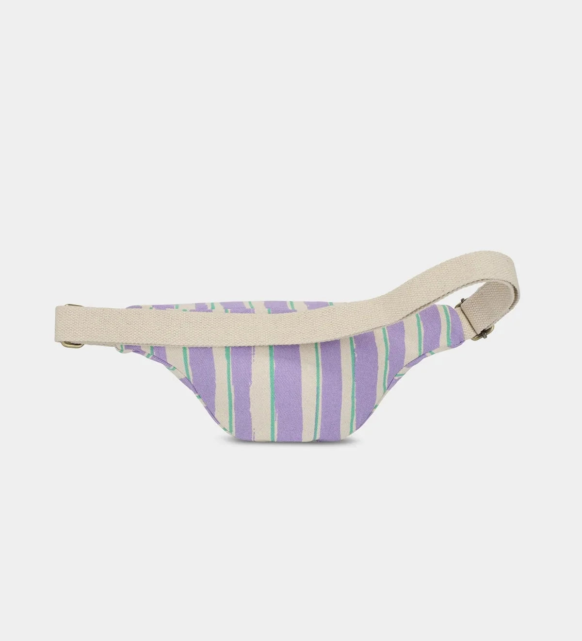 Crossbody ledvinka HINDBAG Olivia Green and Parma Stripes | Lavly.cz