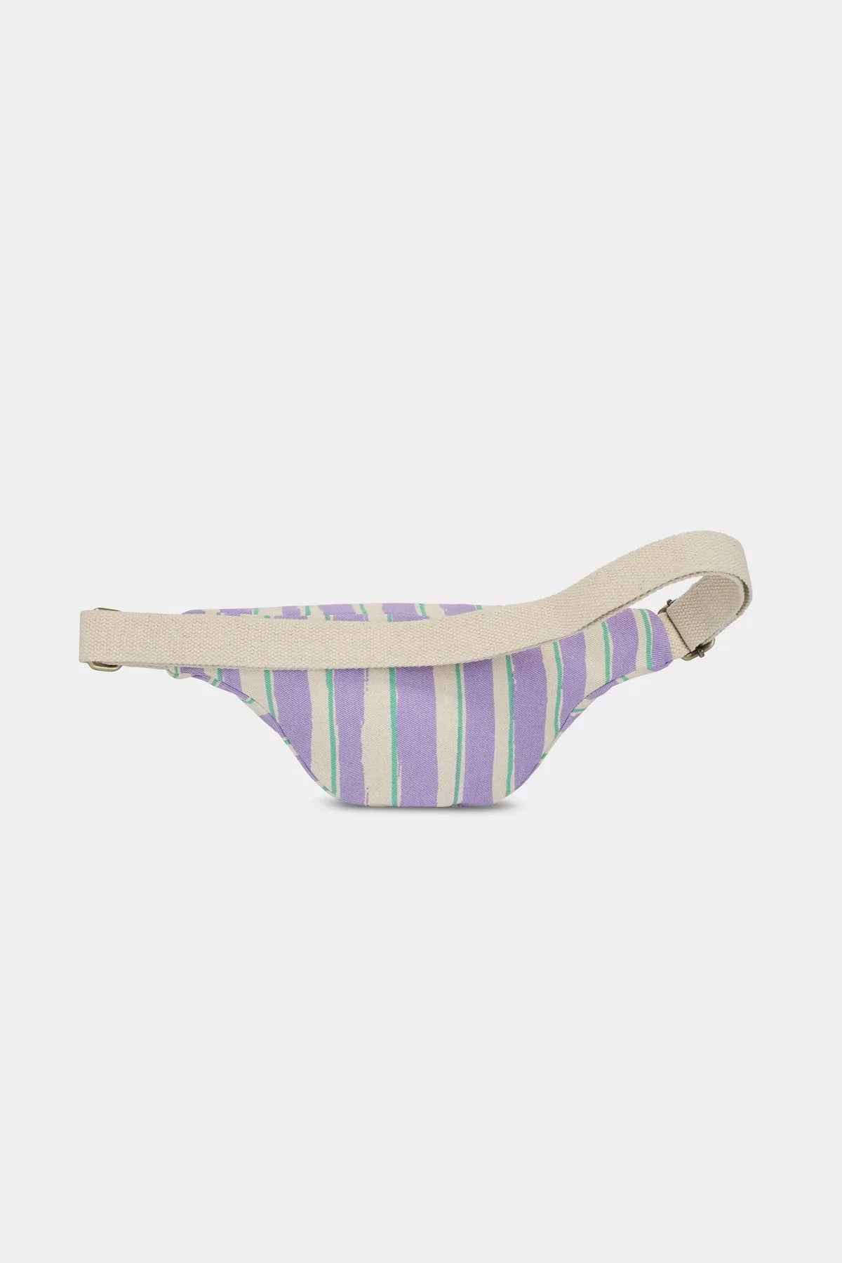 Crossbody ledvinka HINDBAG Olivia Green and Parma Stripes | Lavly.cz