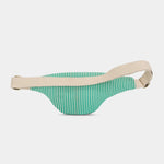 Crossbody ledvinka HINDBAG Olivia Green Stripes | Lavly.cz