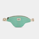 Crossbody ledvinka HINDBAG Olivia Green Stripes | Lavly.cz