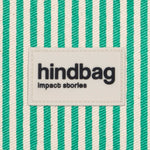 Crossbody ledvinka HINDBAG Olivia Green Stripes | Lavly.cz