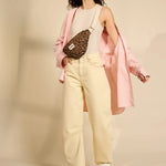 Crossbody ledvinka HINDBAG Olivia Leopard Cinnamon | Lavly.cz