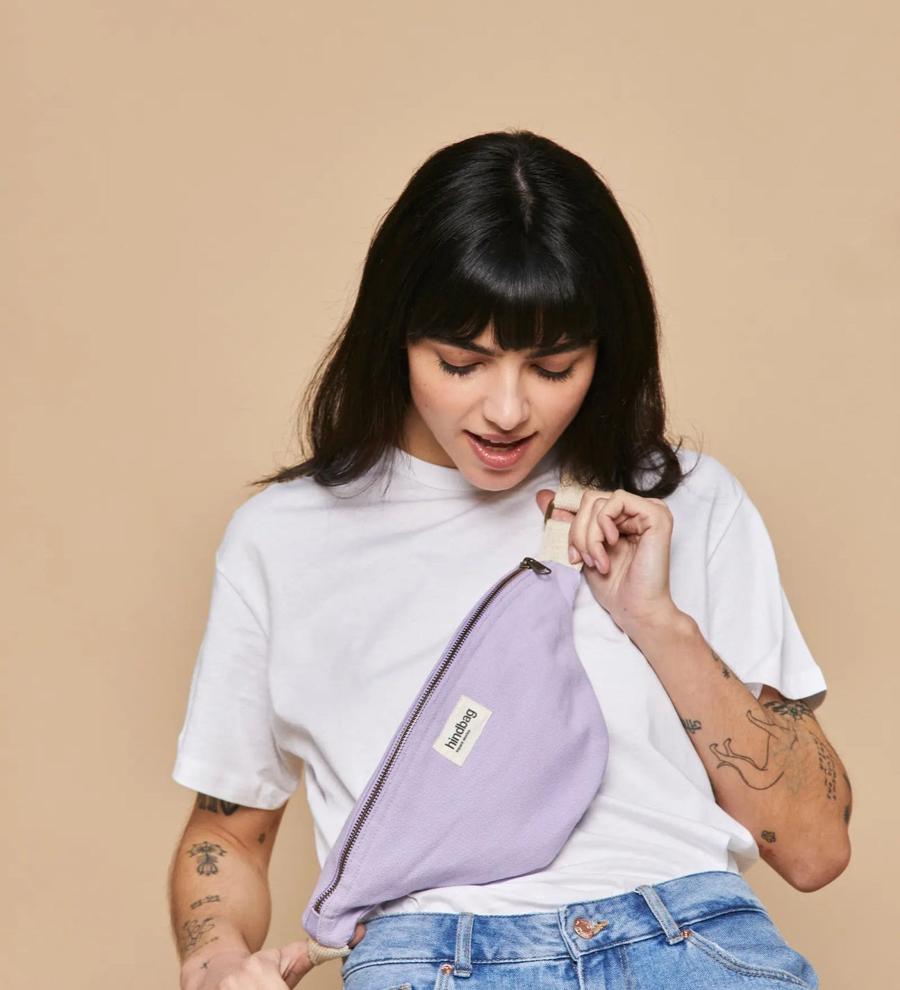 Crossbody ledvinka HINDBAG Olivia Lilac | Stylové doplňky pro děti a ženy | Lavly.cz