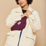 Crossbody ledvinka HINDBAG Olivia Plum | Lavly.cz