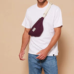 Crossbody ledvinka HINDBAG Olivia Plum | Lavly.cz