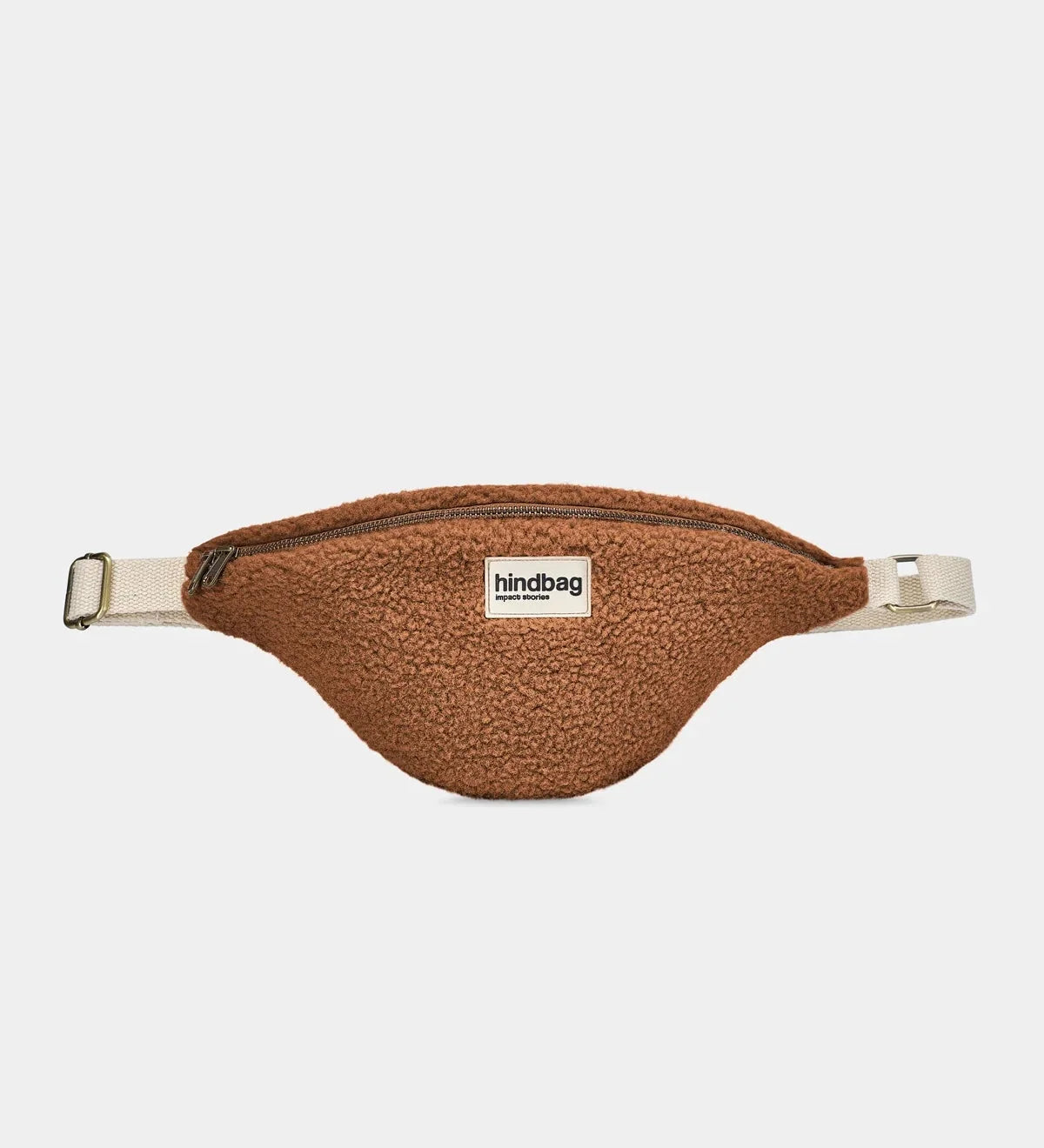 Crossbody ledvinka HINDBAG Olivia Teddy Brown | Lavly.cz