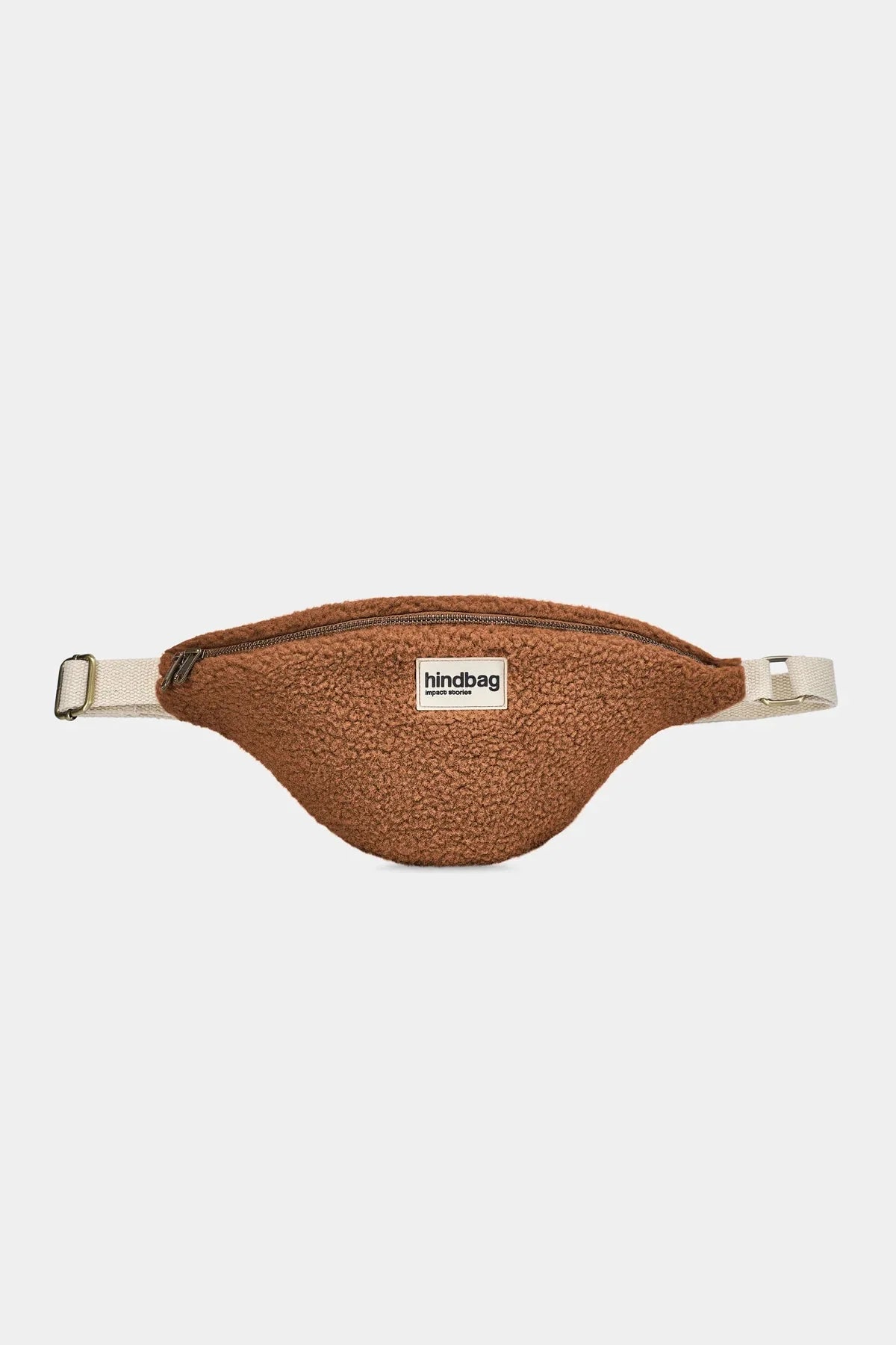 Crossbody ledvinka HINDBAG Olivia Teddy Brown | Lavly.cz