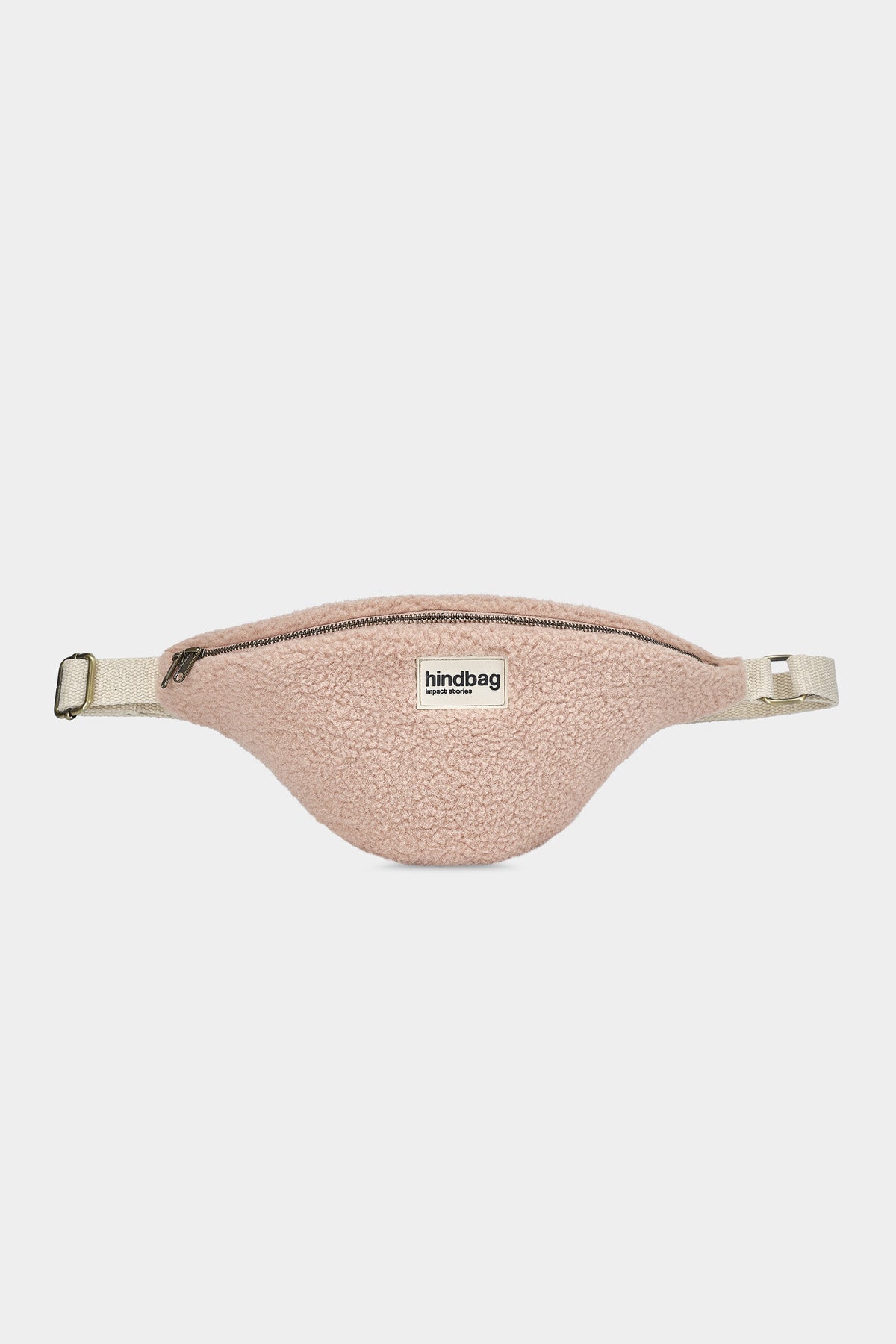 Crossbody ledvinka HINDBAG Olivia Teddy Powder Pink | Lavly.cz