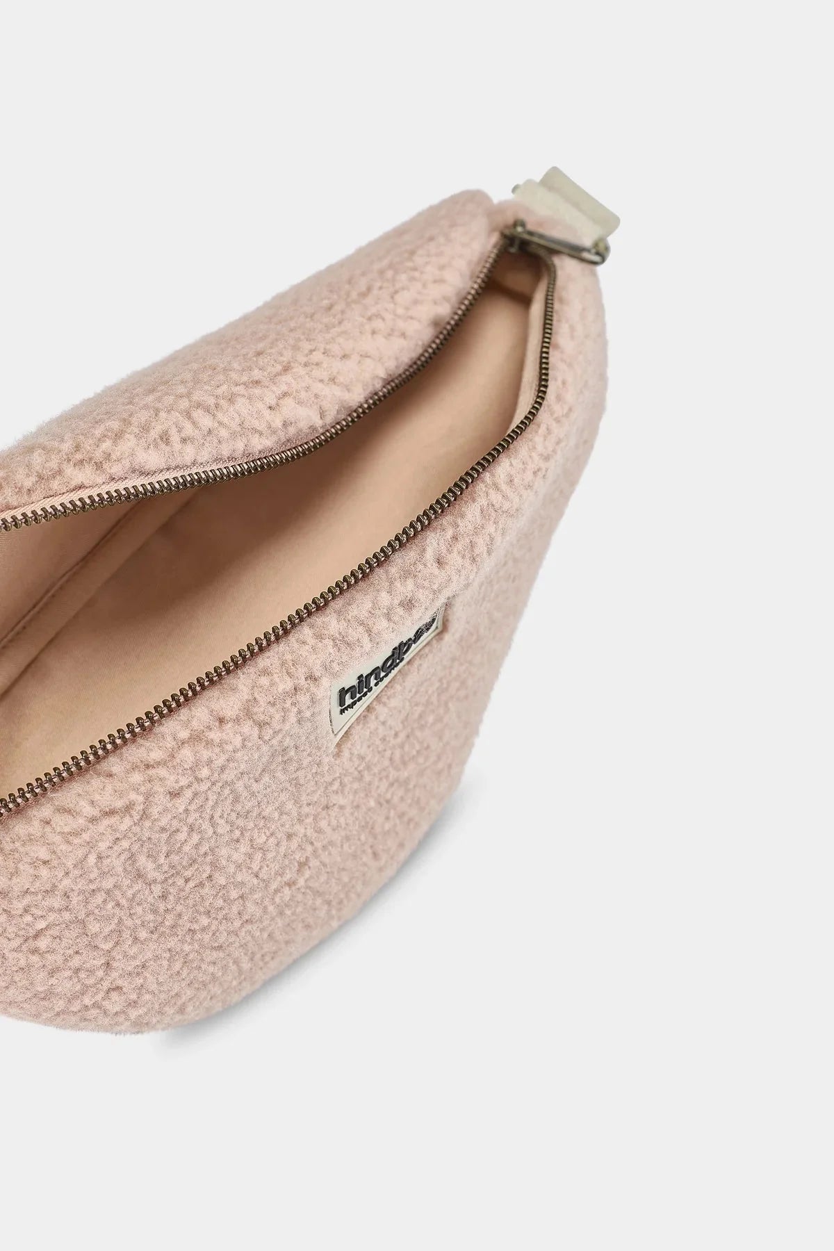 Crossbody ledvinka HINDBAG Olivia Teddy Powder Pink | Lavly.cz