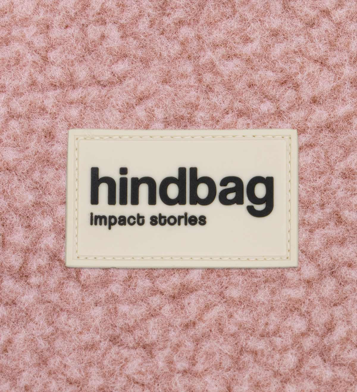 Crossbody ledvinka HINDBAG Olivia Teddy Powder Pink | Lavly.cz