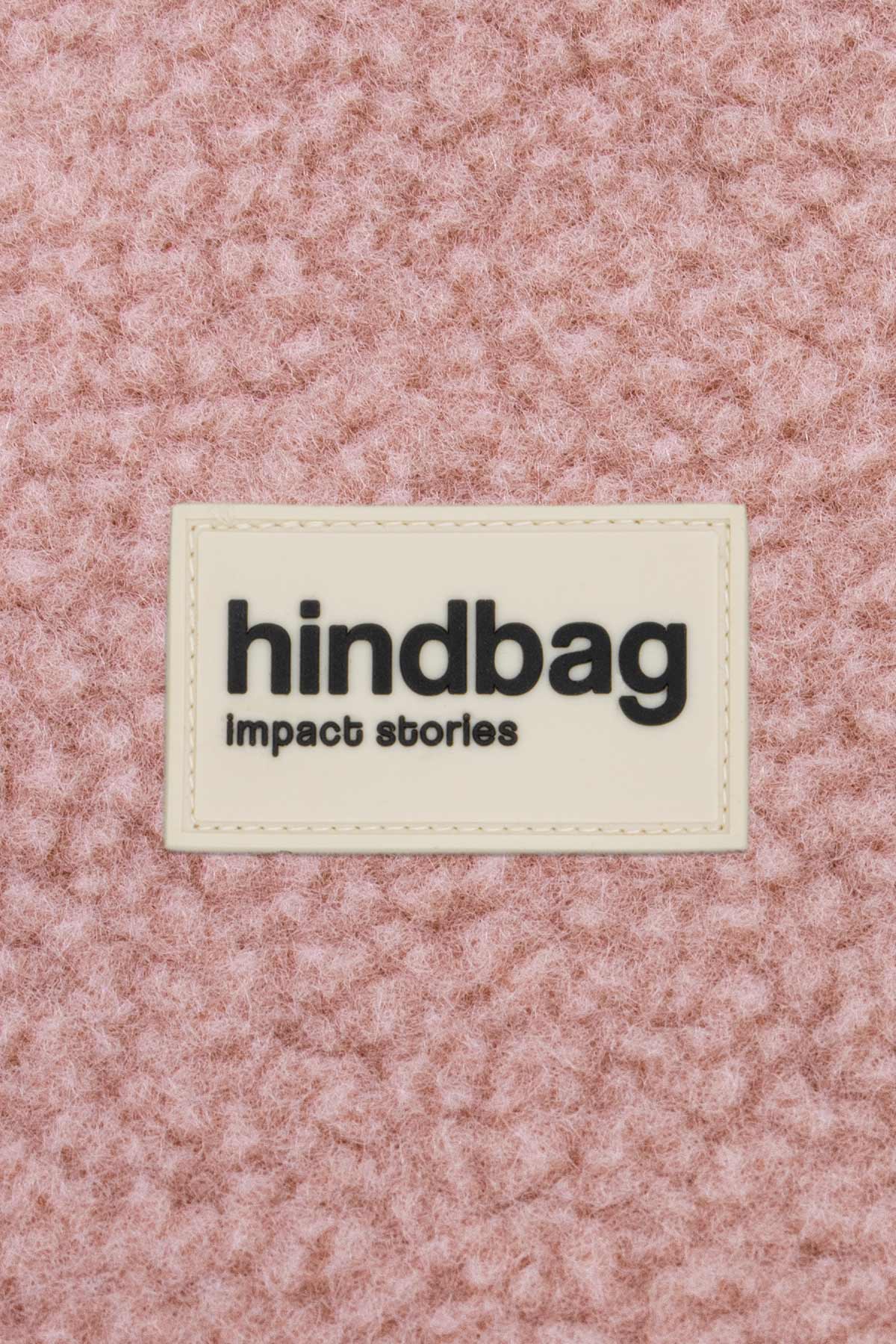 Crossbody ledvinka HINDBAG Olivia Teddy Powder Pink | Lavly.cz
