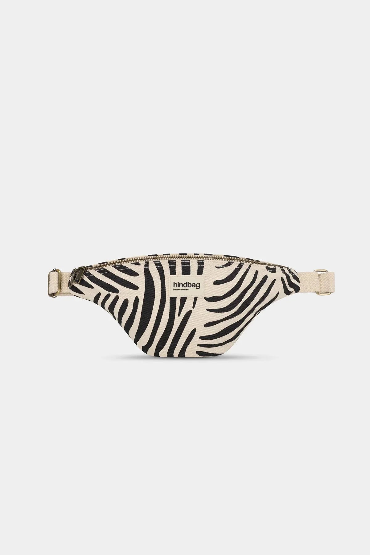 Crossbody ledvinka HINDBAG Olivia Zebra ecru | Lavly.cz