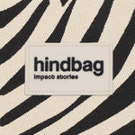 Crossbody ledvinka HINDBAG Olivia Zebra ecru | Lavly.cz