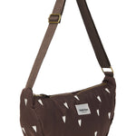 Crossbody ledvinka STUDIO NOOS Brown Hearts Puffy | Stylové doplňky pro děti a ženy | Lavly.cz