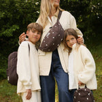 Crossbody ledvinka STUDIO NOOS Brown Hearts Puffy | Stylové doplňky pro děti a ženy | Lavly.cz