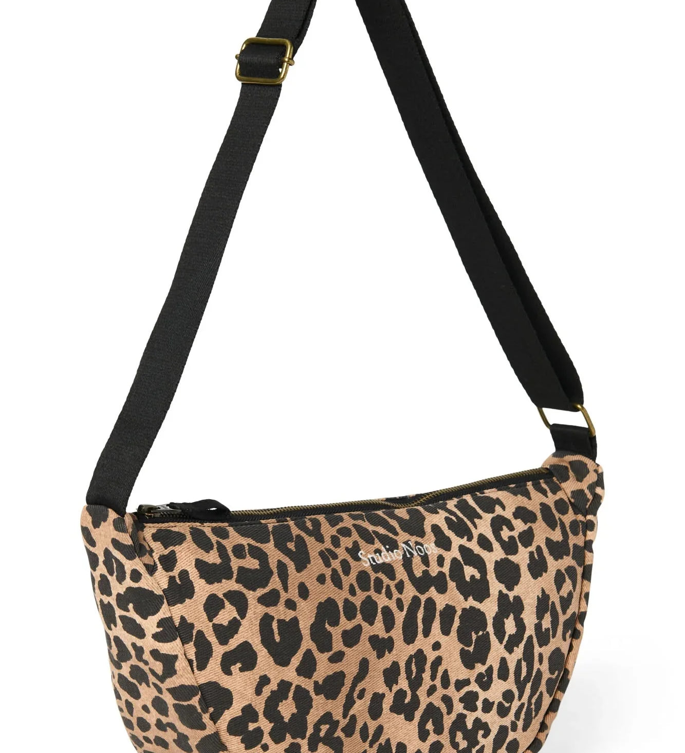 Crossbody ledvinka STUDIO NOOS Brown Leopard Cotton | Lavly.cz