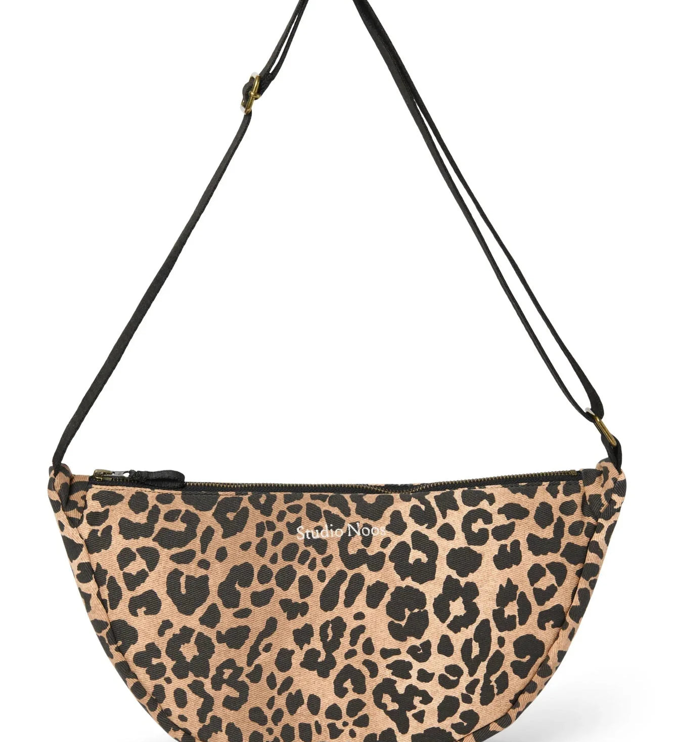 Crossbody ledvinka STUDIO NOOS Brown Leopard Cotton | Lavly.cz
