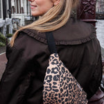 Crossbody ledvinka STUDIO NOOS Brown Leopard Cotton | Lavly.cz