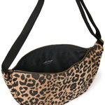 Crossbody ledvinka STUDIO NOOS Brown Leopard Cotton | Lavly.cz