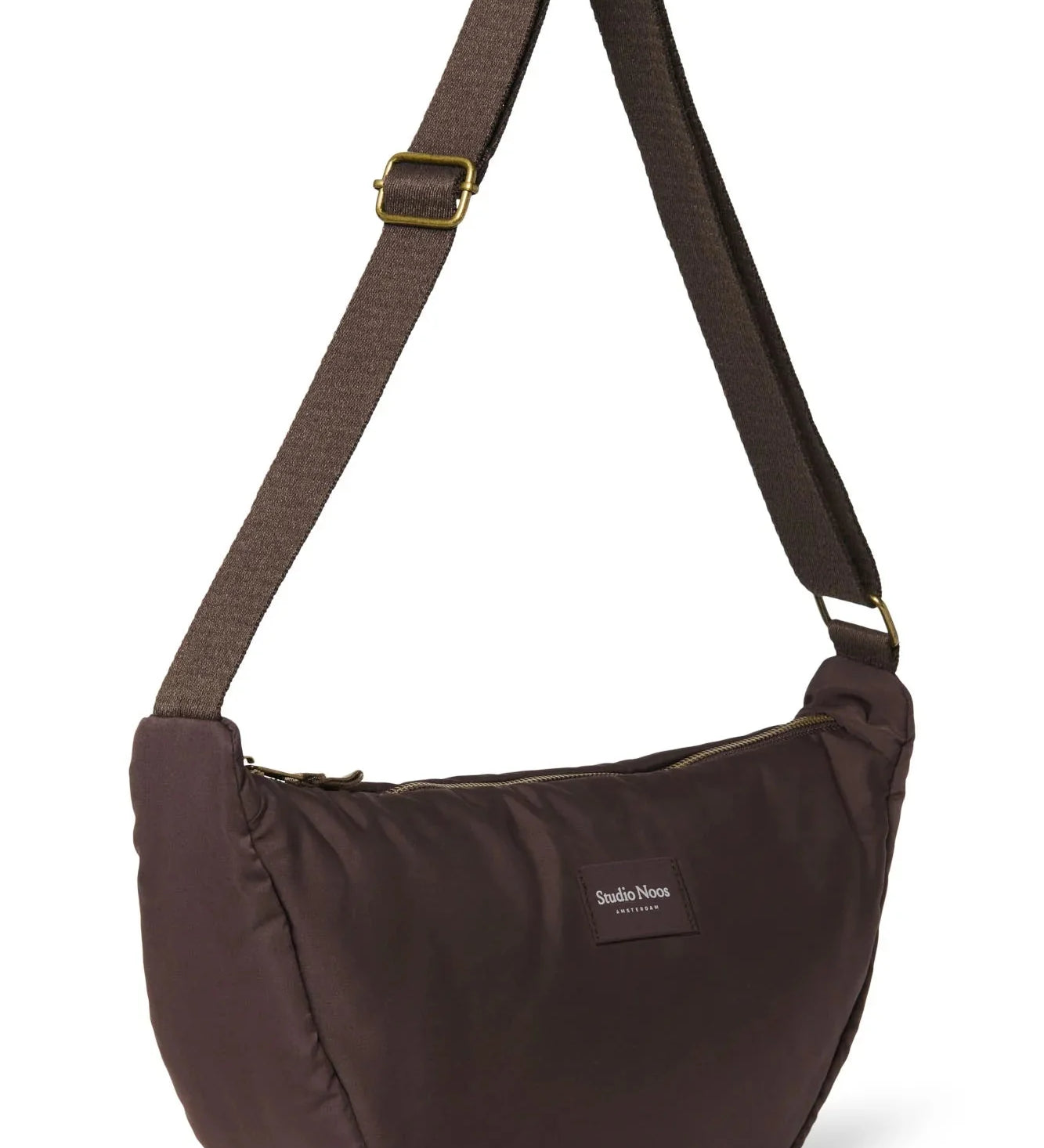 Crossbody ledvinka STUDIO NOOS Brown Puffy | Lavly.cz