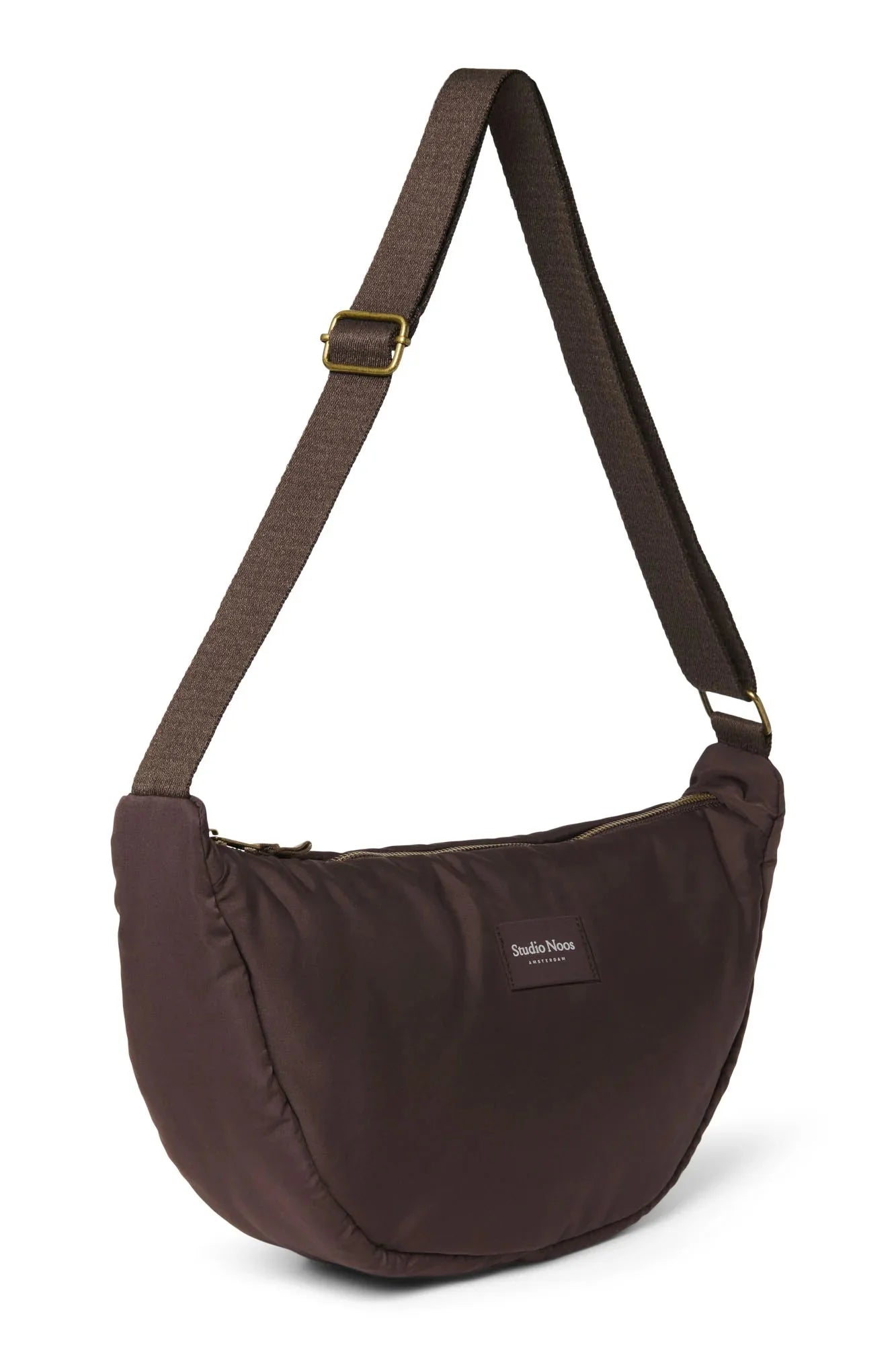 Crossbody ledvinka STUDIO NOOS Brown Puffy | Lavly.cz