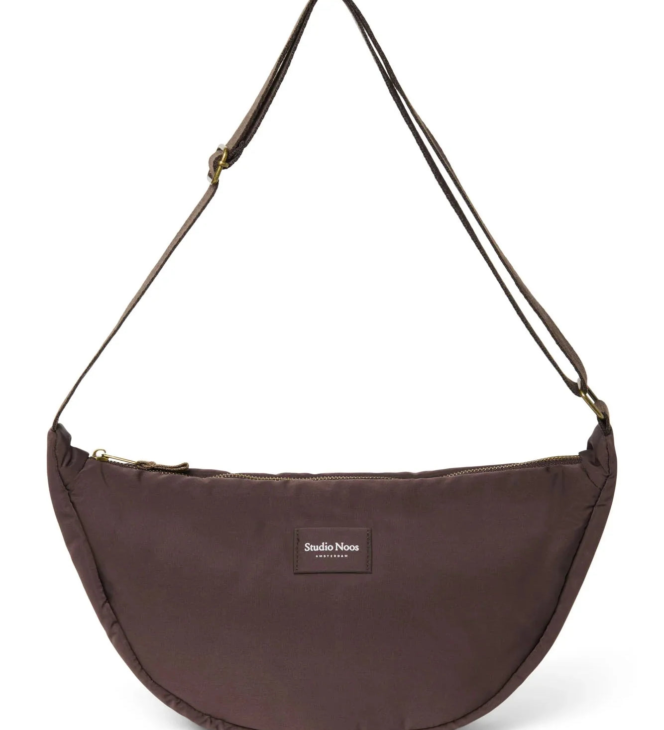 Crossbody ledvinka STUDIO NOOS Brown Puffy | Lavly.cz