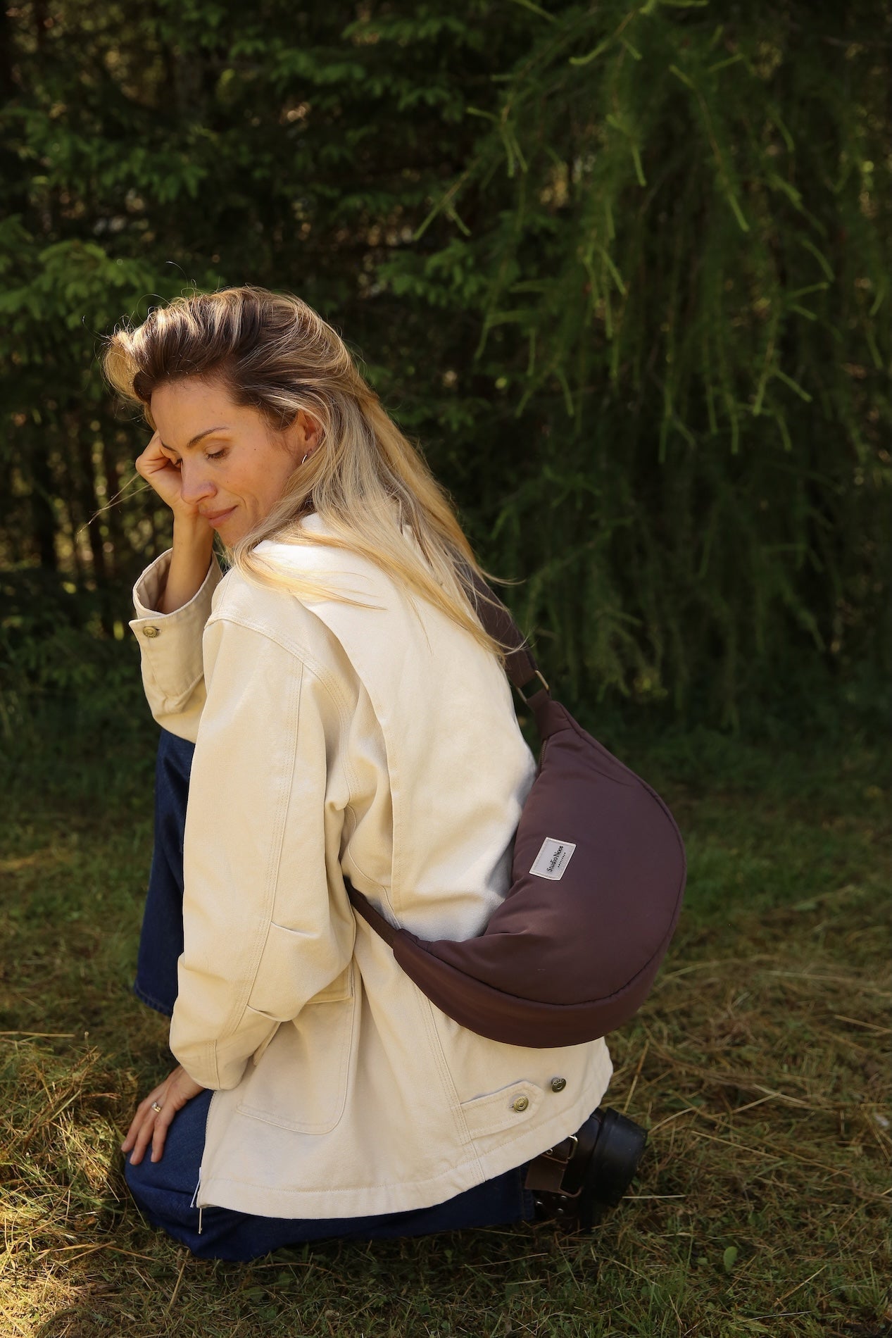 Crossbody ledvinka STUDIO NOOS Brown Puffy | Stylové doplňky pro děti a ženy | Lavly.cz