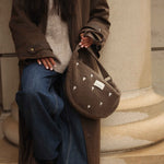 Crossbody ledvinka STUDIO NOOS Brown Teddy Hearts | Stylové doplňky pro děti a ženy | Lavly.cz