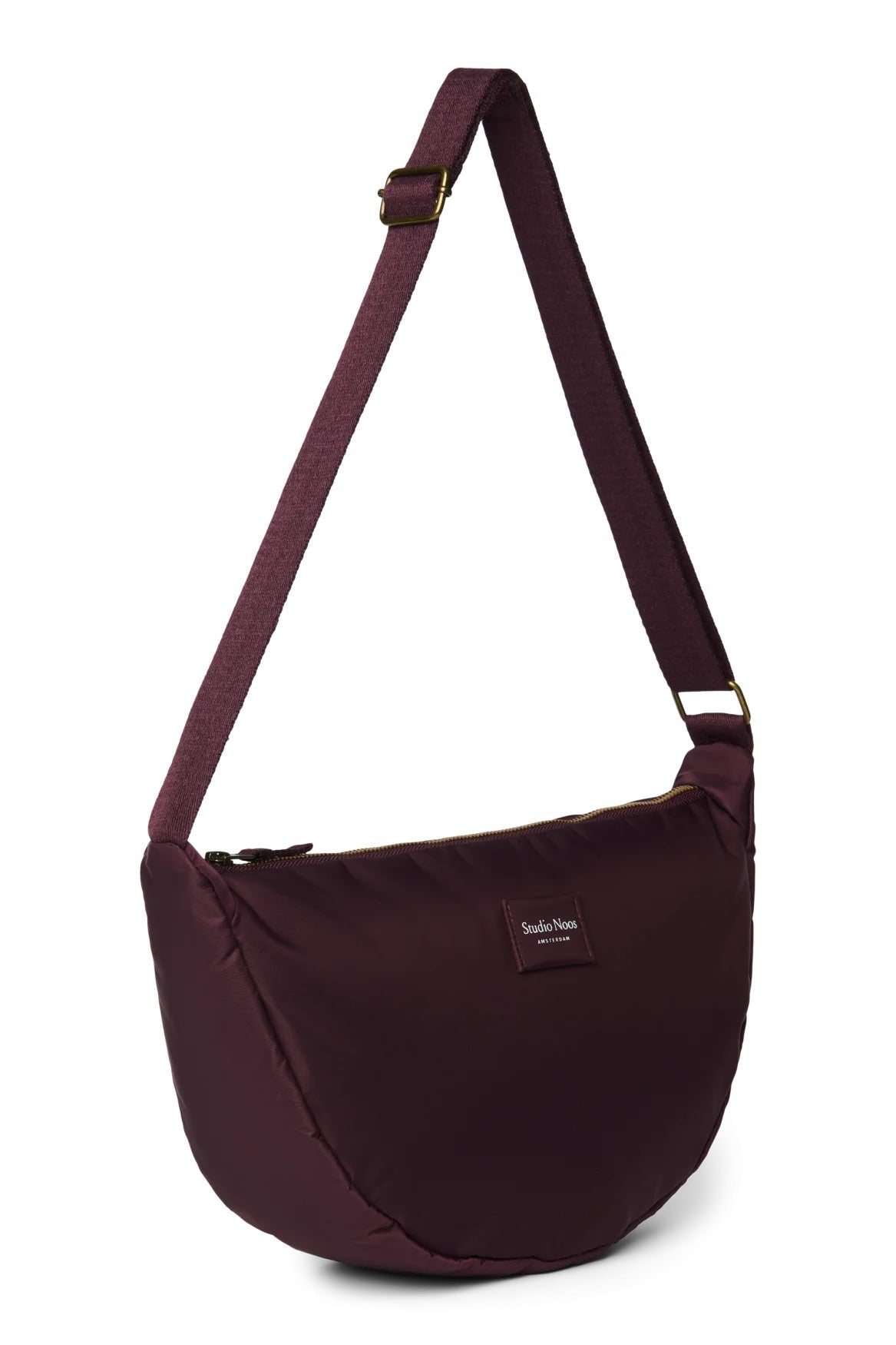 Crossbody ledvinka STUDIO NOOS Burgundy Technical Puffy | Lavly.cz