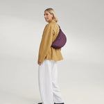 Crossbody ledvinka STUDIO NOOS Burgundy Technical Puffy | Lavly.cz