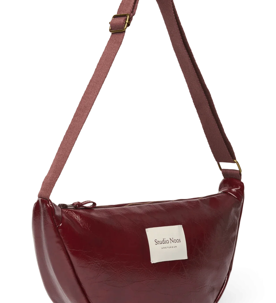 Crossbody ledvinka STUDIO NOOS Burgundy Vegan Leather | Lavly.cz