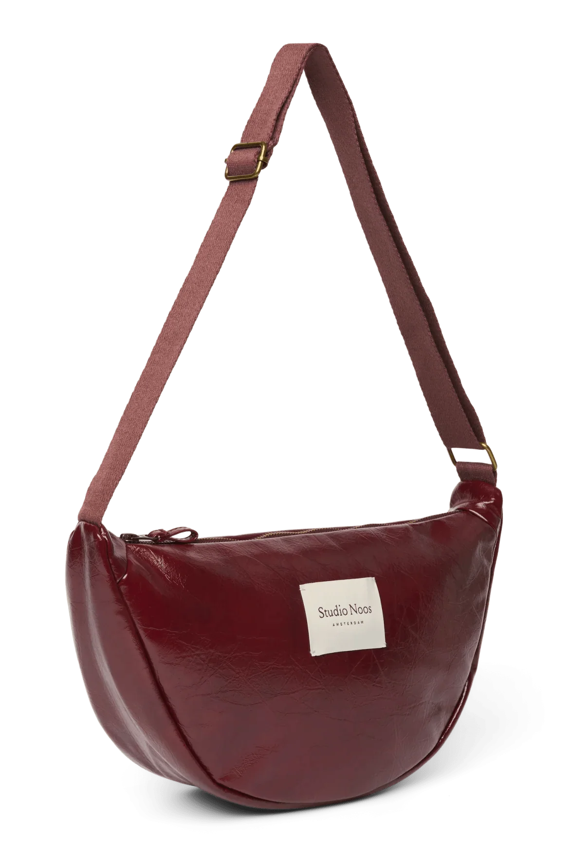 Crossbody ledvinka STUDIO NOOS Burgundy Vegan Leather | Lavly.cz
