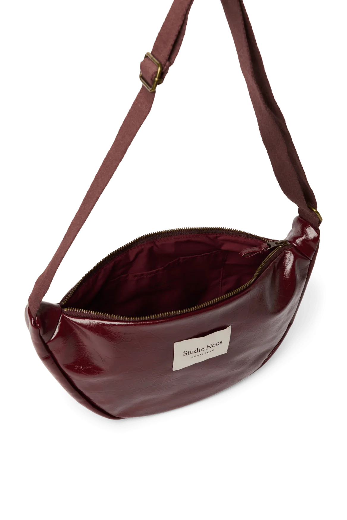 Crossbody ledvinka STUDIO NOOS Burgundy Vegan Leather | Lavly.cz