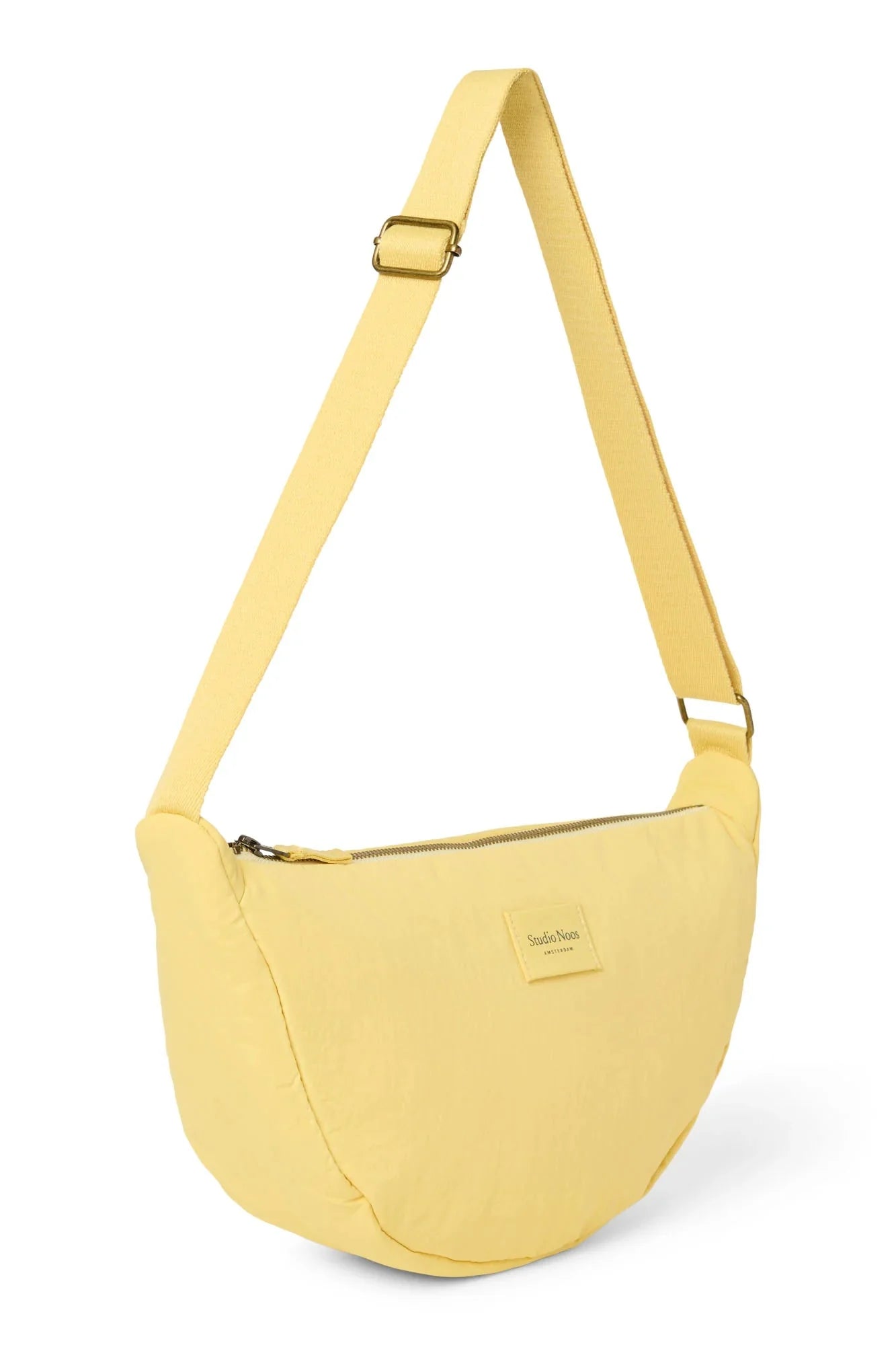 Crossbody ledvinka STUDIO NOOS Butter Yellow Textured Puffy | Lavly.cz