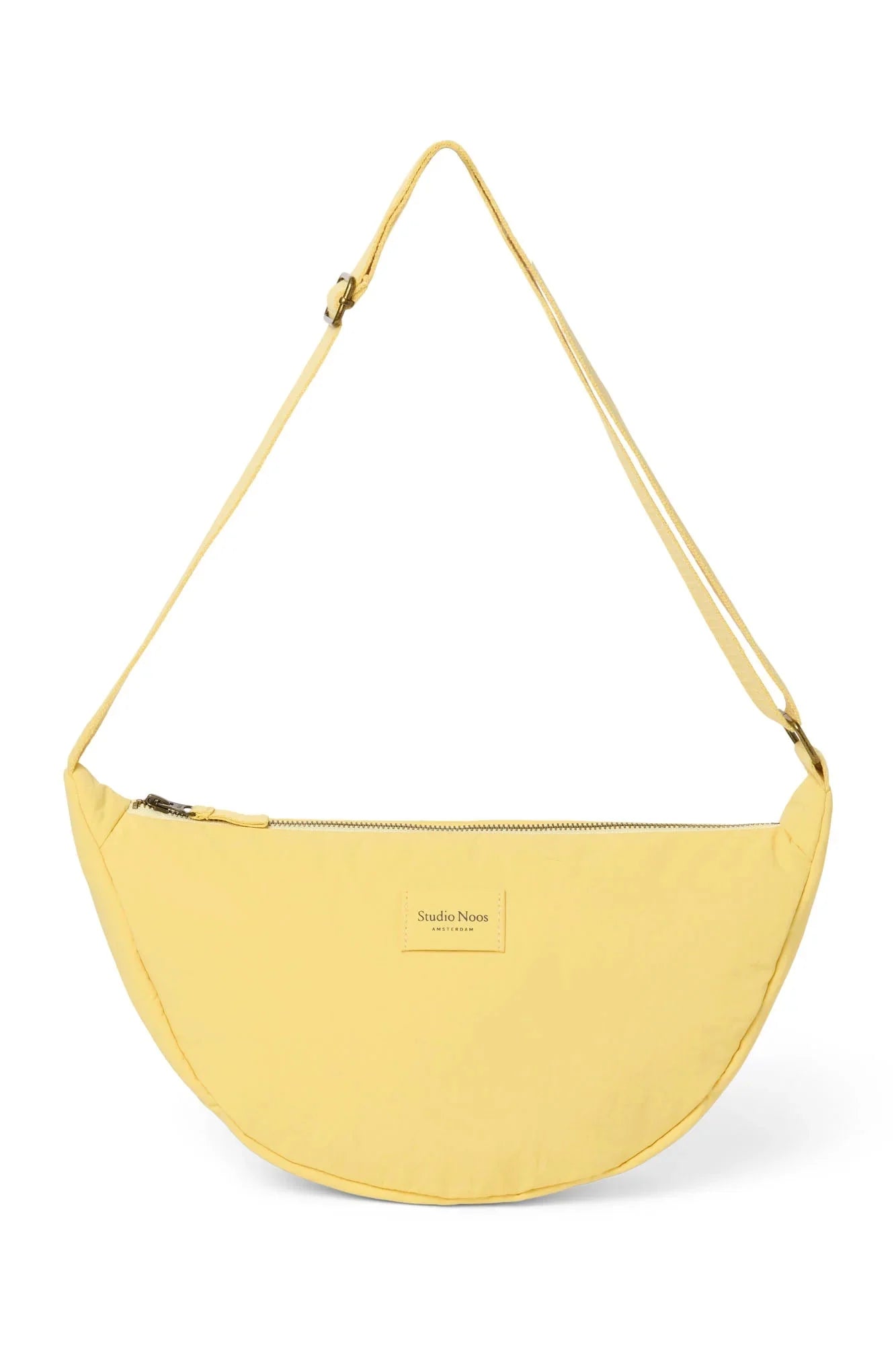 Crossbody ledvinka STUDIO NOOS Butter Yellow Textured Puffy | Lavly.cz