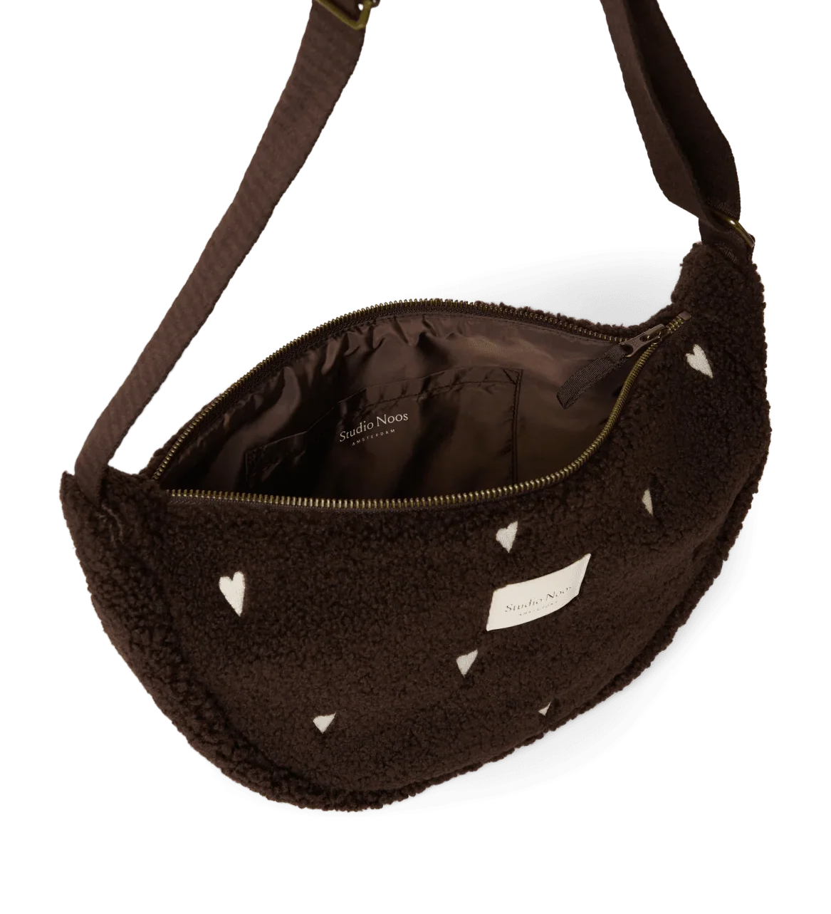 Crossbody ledvinka STUDIO NOOS Chocolate Hearts Teddy | Lavly.cz