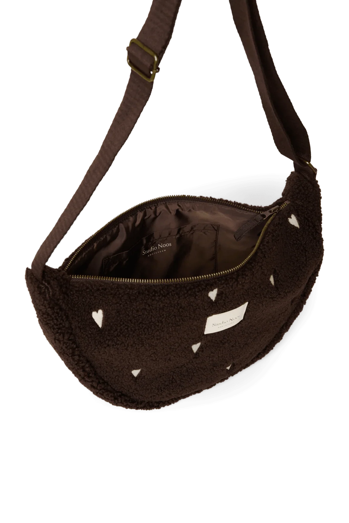 Crossbody ledvinka STUDIO NOOS Chocolate Hearts Teddy | Lavly.cz
