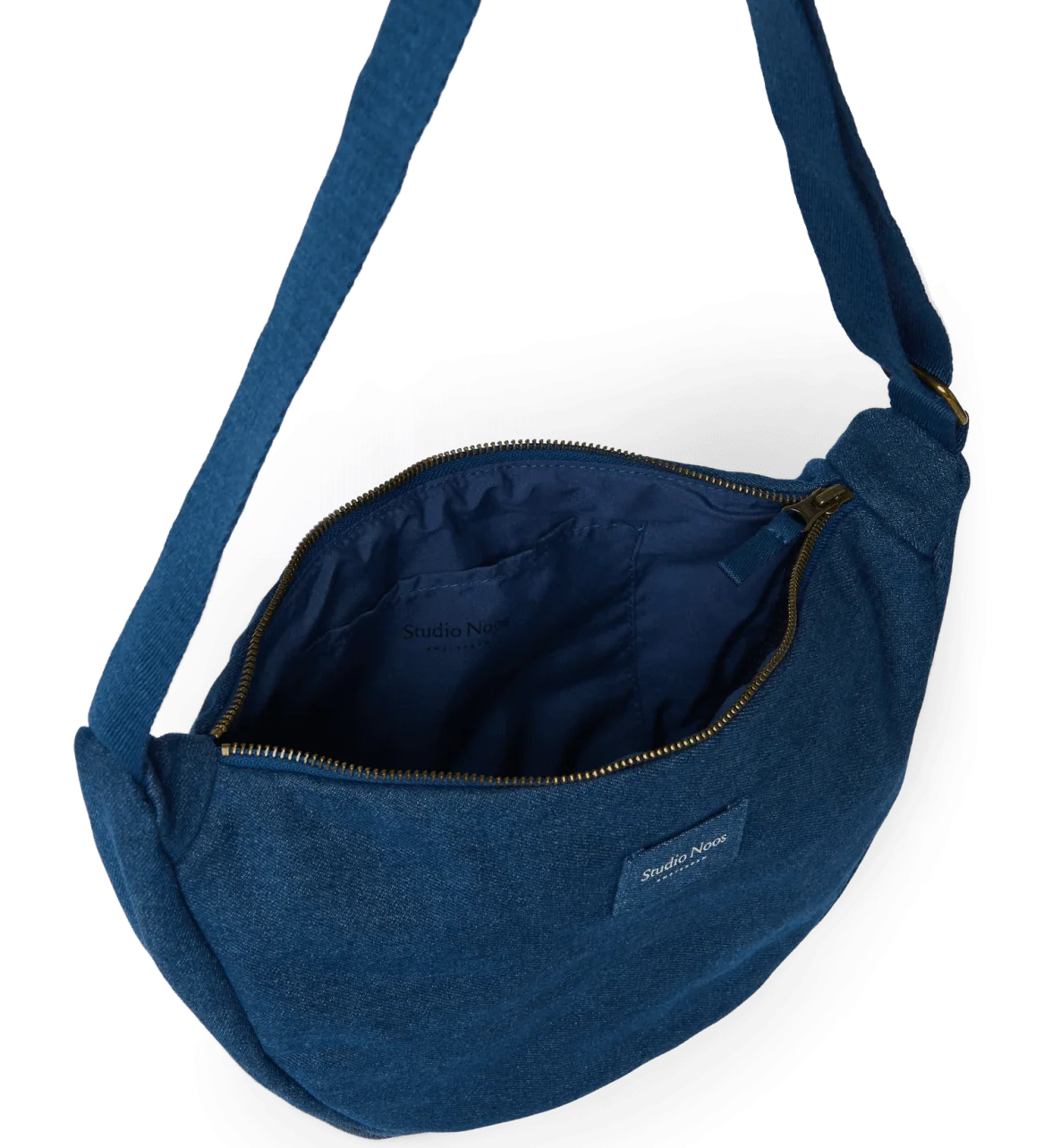 Crossbody ledvinka STUDIO NOOS Dark Blue Denim | Lavly.cz