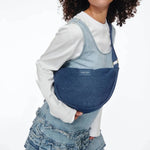 Crossbody ledvinka STUDIO NOOS Dark Blue Denim | Lavly.cz