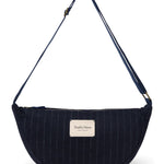 Crossbody ledvinka STUDIO NOOS Dark Blue Flannel Chalkstripe | Lavly.cz