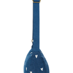 Crossbody ledvinka STUDIO NOOS Dark Blue White Hearts Denim | Lavly.cz